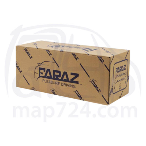 چراغ جلو سمند LX دودی (PC) سمت راست برند فراز MAP000495 - Image 2