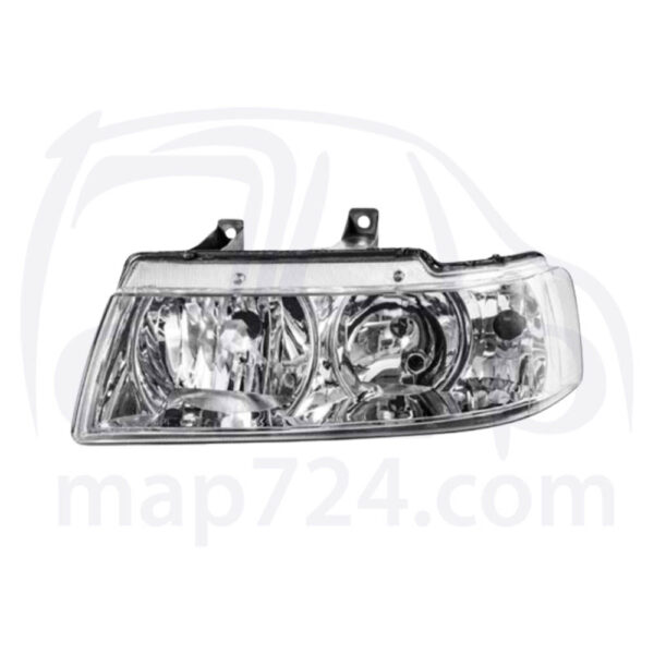 چراغ جلو سمند LX استیل (PC) سمت راست برند فراز MAP000493